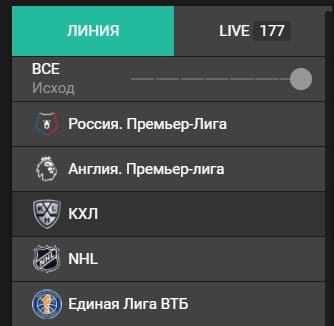 обзор линий букмекерской конторы